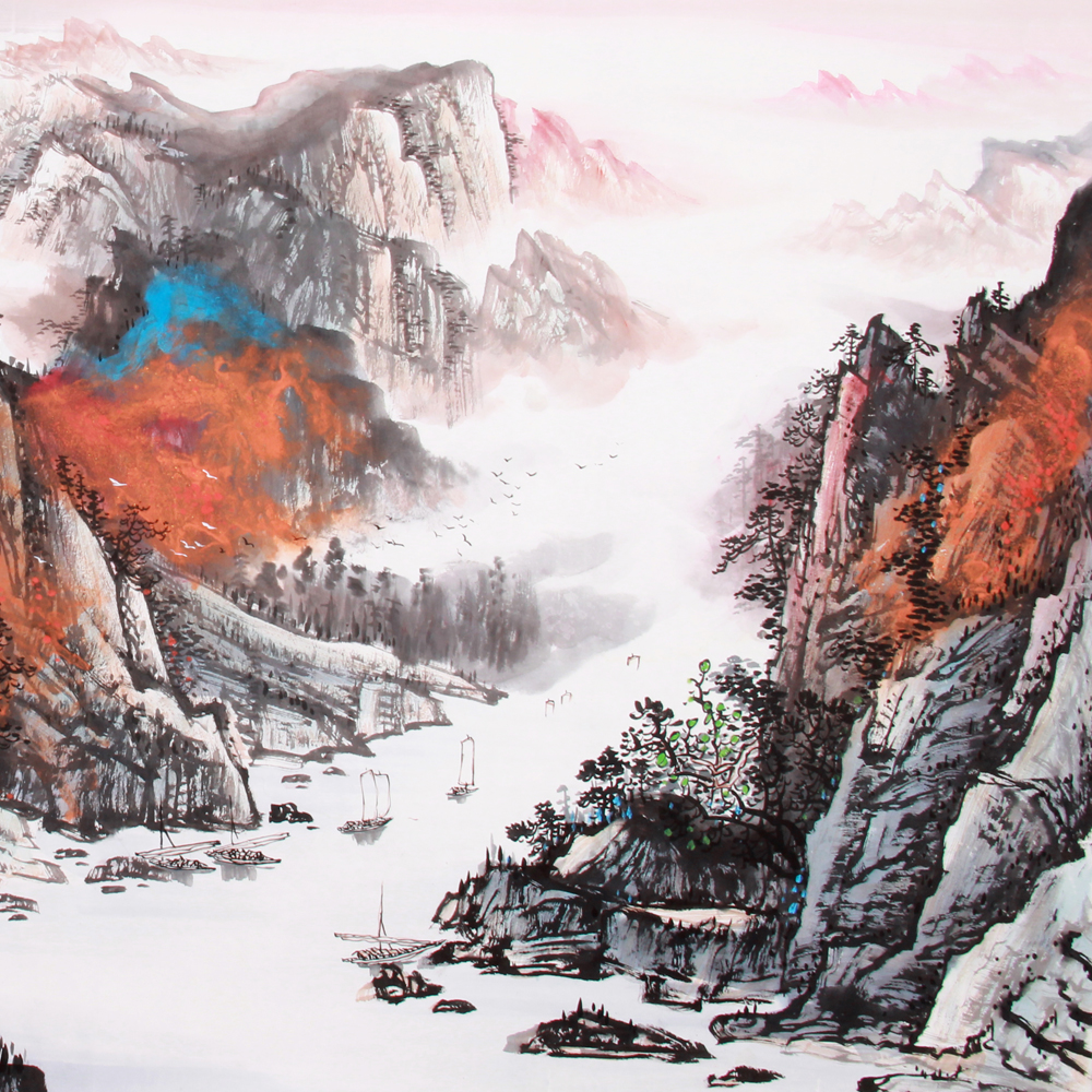 禾禾缘艺术家原创精品作品专场 陈亮《精品山水系列 大好河山》省美协