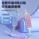 四排可弯曲按摩棒瑜伽狼牙棒儿童长感统高训练肌肉放松滚轮轴脖子