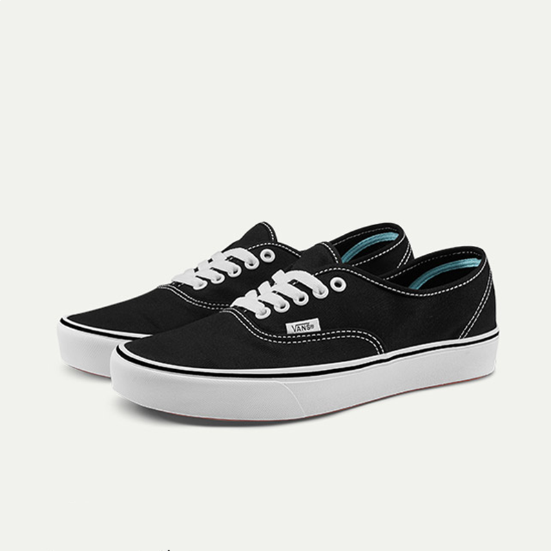 酷动城 vans范斯 黑白低帮超轻舒适男女滑板帆布鞋 vn0a3wm7vne