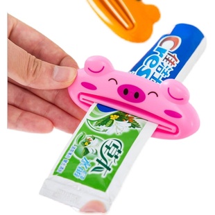 10个挤牙膏神器懒人创意洗面奶按压器韩国儿童卡通手动牙膏挤压器