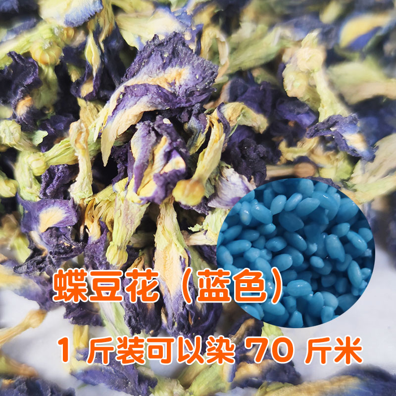 广西五色糯米饭植物蓝色蝶豆花500