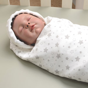 婴儿抱毯豆豆盖毯新生儿包被春秋初生宝宝襁褓外出包裹巾产房包单