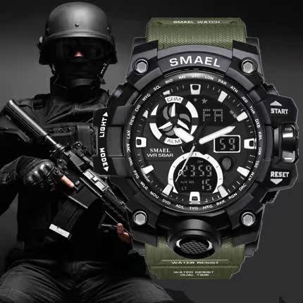 多功能手表男 特种兵 瑞士_手表男特种兵运动智能多功能战术战狼瑞士