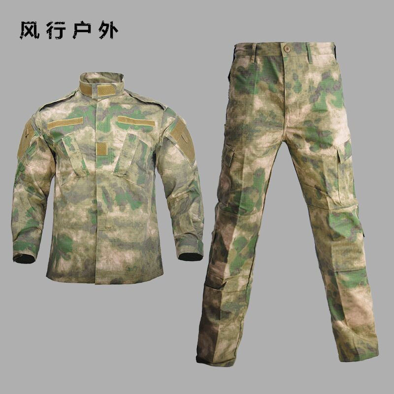 迷彩服丛林_美式at-fg丛林废墟迷彩套服 特种兵男cs野战服战狼战术