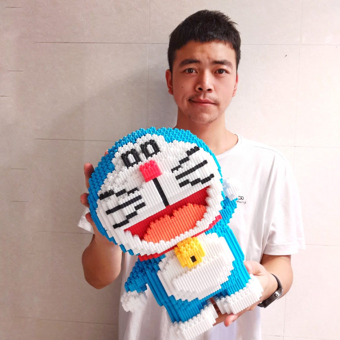 嗨彩拼钻石大型微小颗粒积木哆啦a梦叮当机器猫成人益智玩具礼物