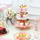 甜品台摆件展示架儿童生日布置摆台派对装饰一次性盘子蛋糕架子