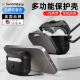 switcheasy适用新款苹果AirPods1/2代防摔耳机套手机支架保护壳二合一airpods pro耐刮户外防丢金属挂钩tpu