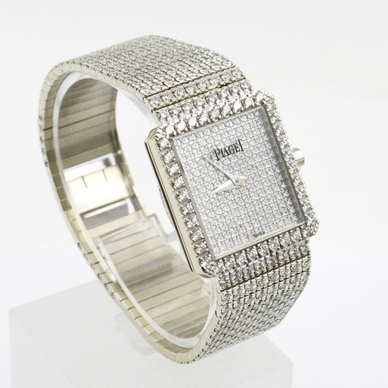 5新]伯爵男士手动机械白金满天星手表d084腕周17.5cm