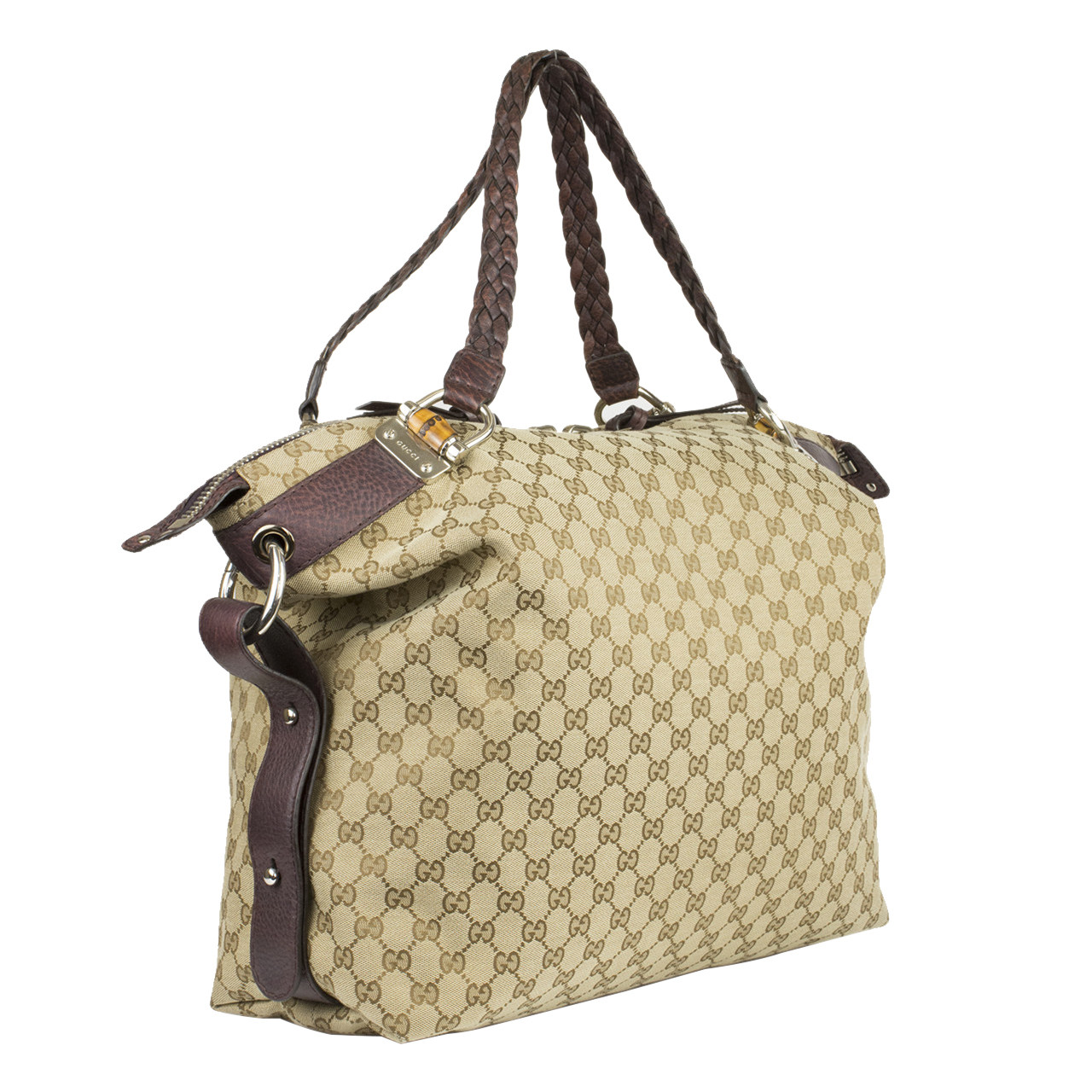 [9.5新]古驰gucci女士帆布手提单肩包ae654