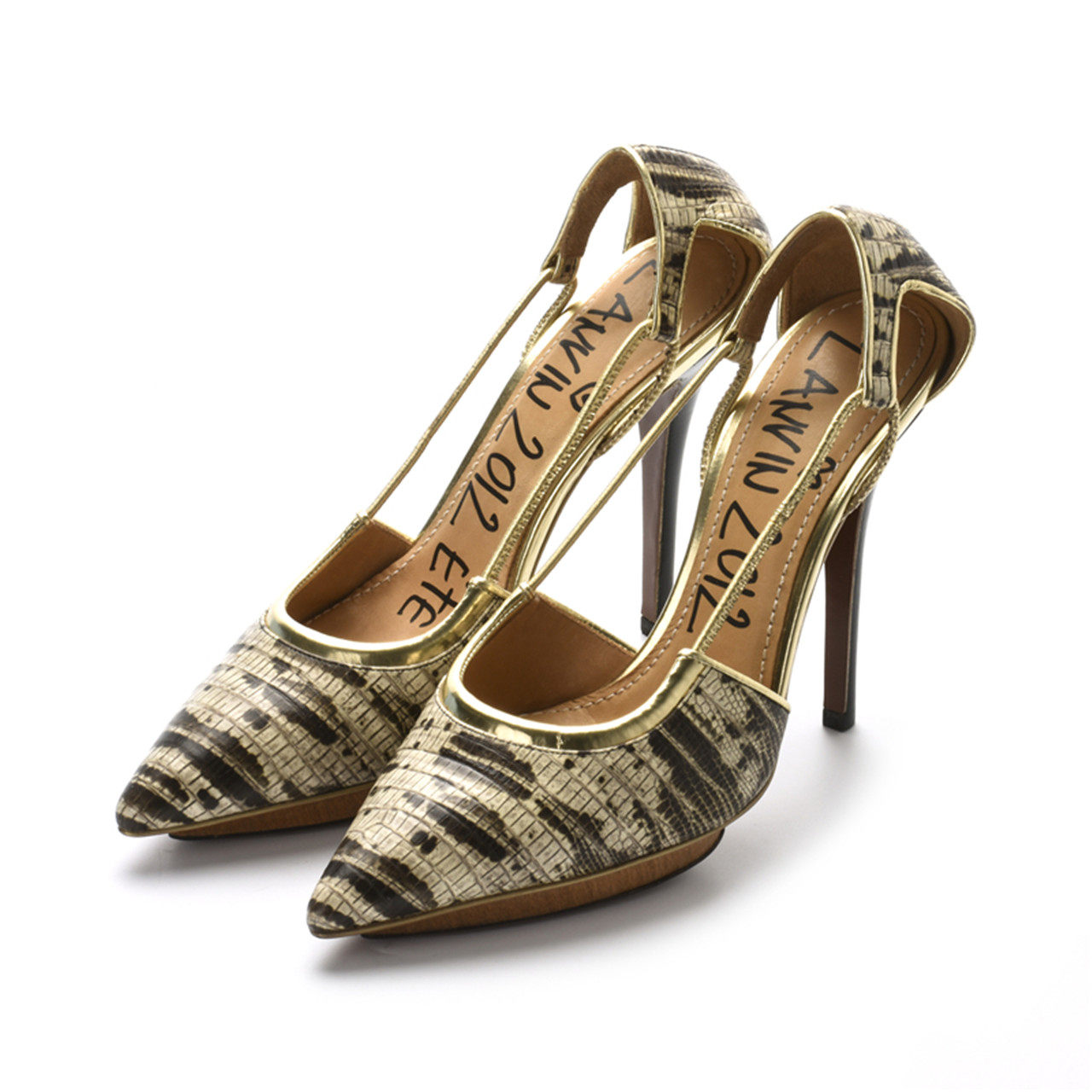 [9.8新]浪凡lanvin女士高跟鞋38码bx1629