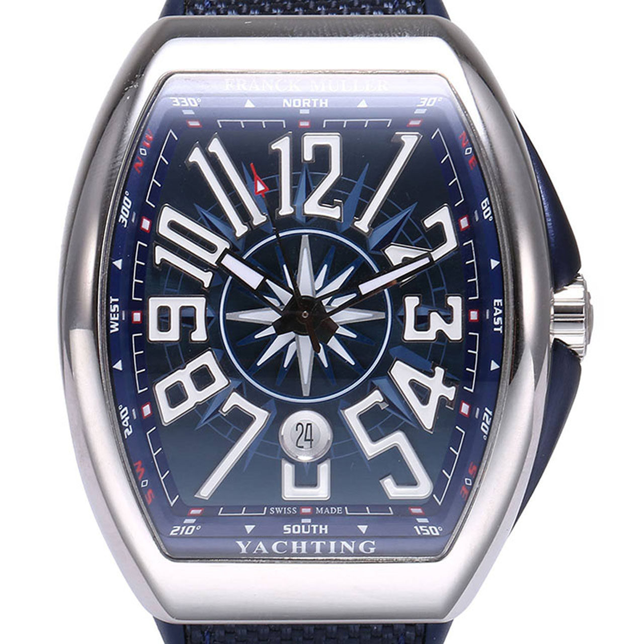 [9.9新]法兰克穆勒franckmuller男士自动机械手表酒桶形表盘