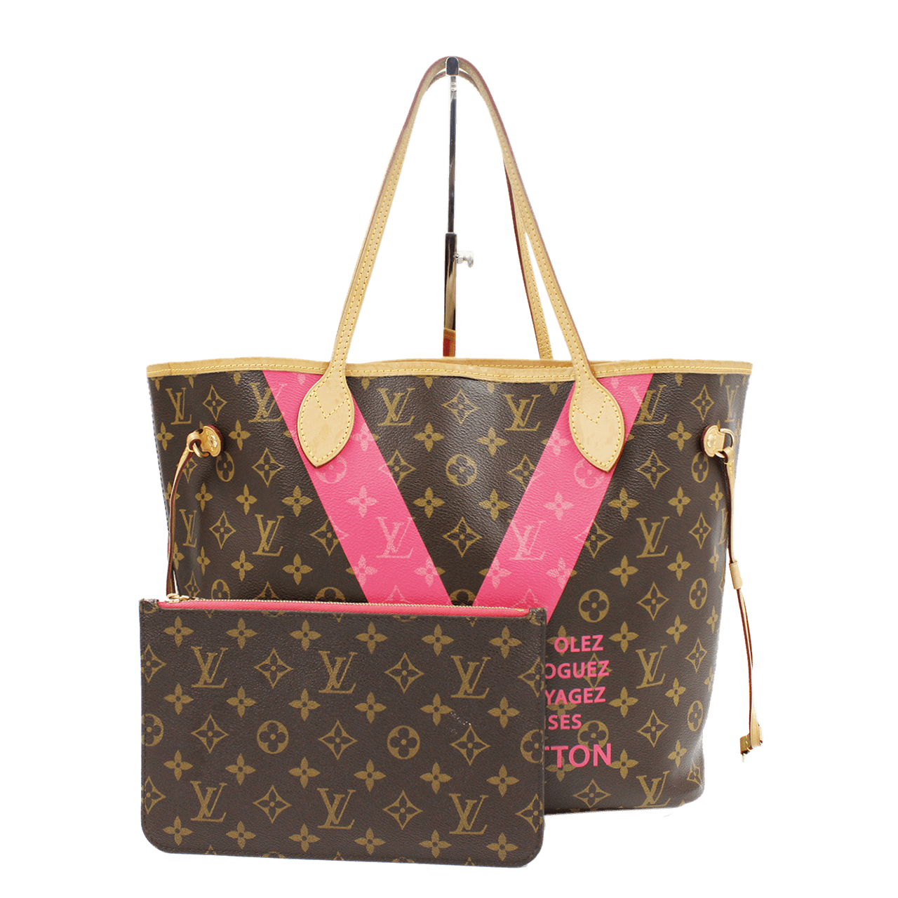 90新〕 lv 2015夏季新款 neverfull 印花手袋(内附小袋) 限量款