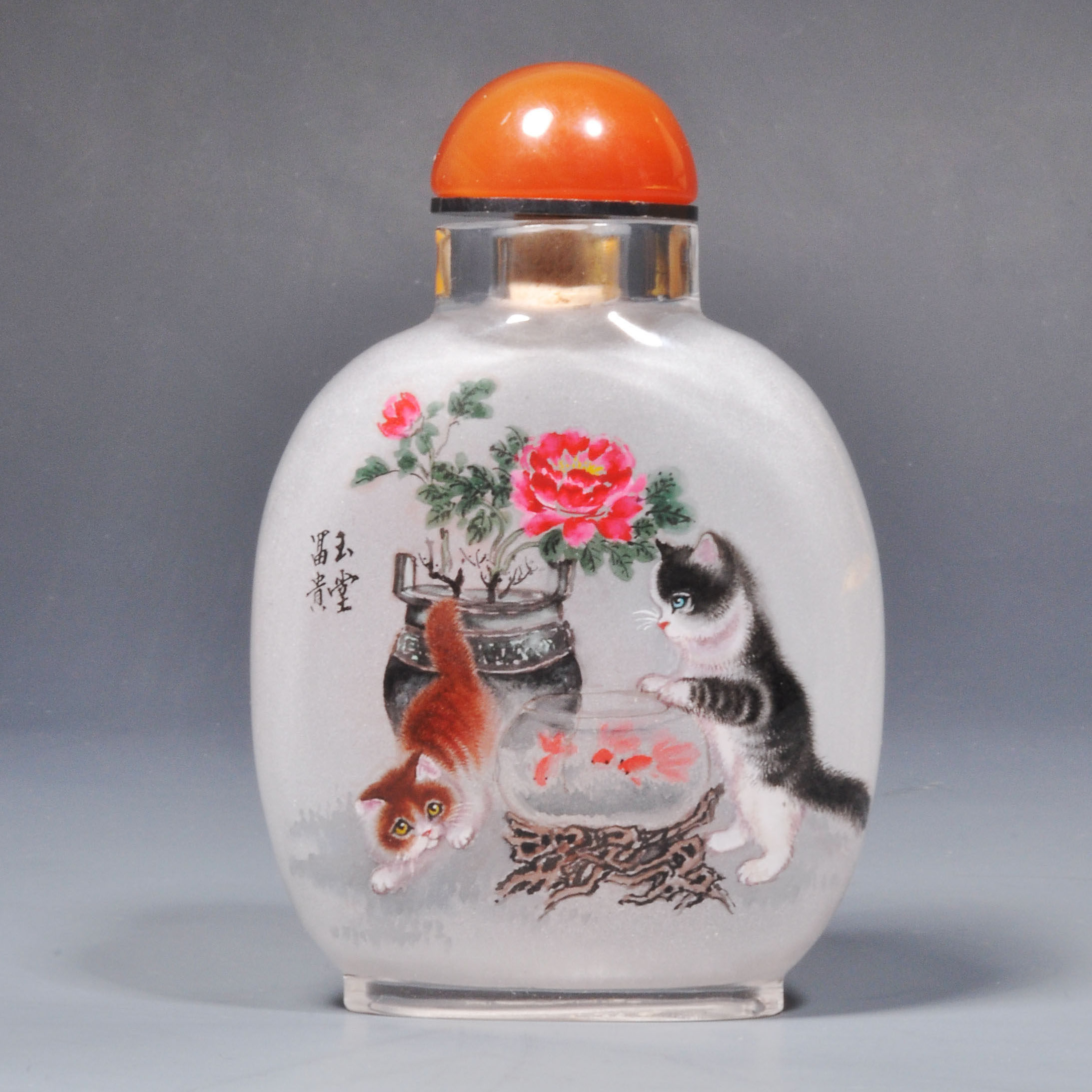 冀派内画创始人 习三内画 内画鼻烟壶 小室清香