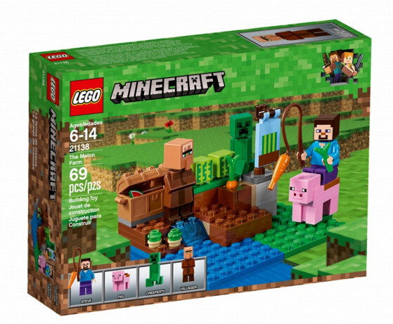 特价乐高我的世界2018_2018款乐高lego 21138我的世界系列 甜瓜农场