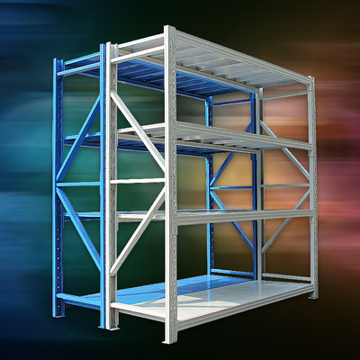 仓库货架置物架仓储中型展示架多功能货物架子多层自由组合