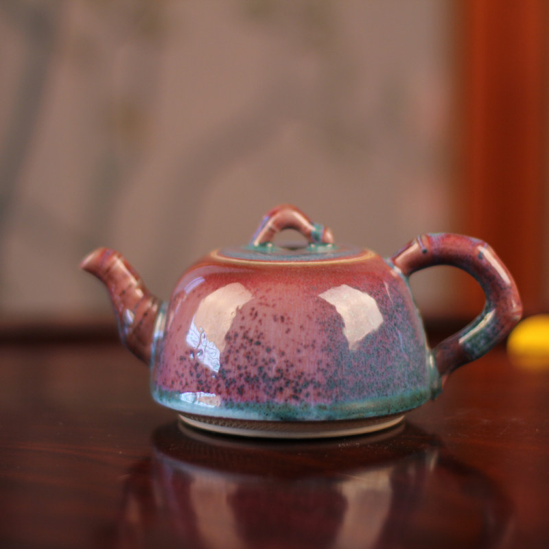 器世界 国大师李建峰 东升钧窑 钧瓷茶具 钧窑茶壶茶杯