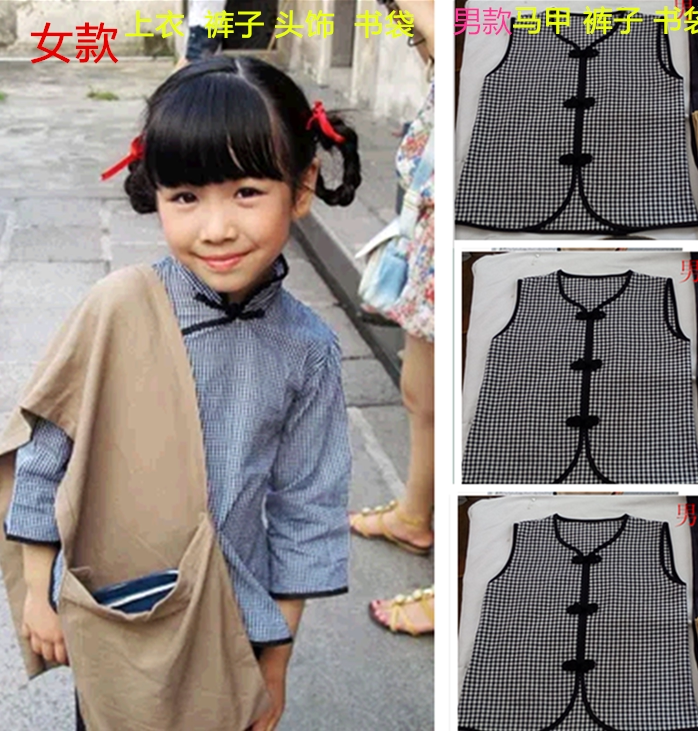 特价乞丐服装女演出_圣诞节儿童服装民国卖报童女童演出服合唱舞台服