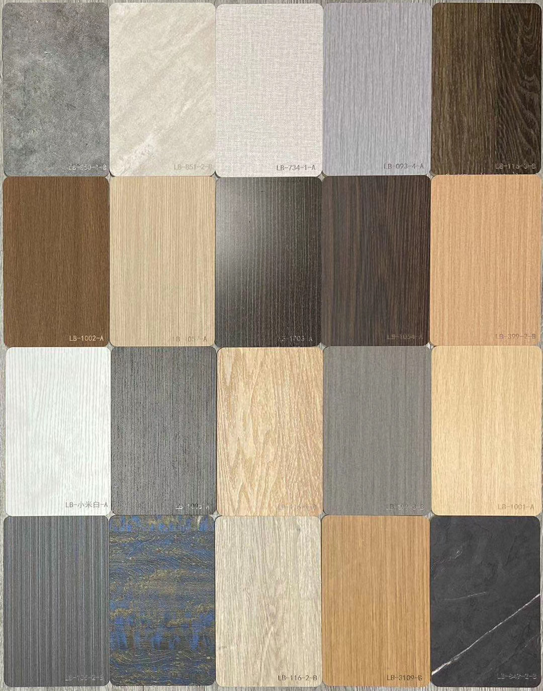 (今日11折)轻奢免漆肤感贴面科技木饰面板竹木纤维集成电视背景墙防火