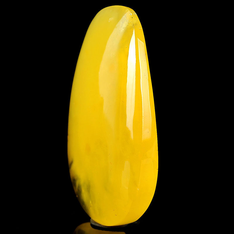 43.51克 大块油润金包蜜随形蜜蜡牌【强荧光】