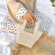 复古珍珠包包串珠手工包diy材料包自制作珠子编织包菜篮子手提包