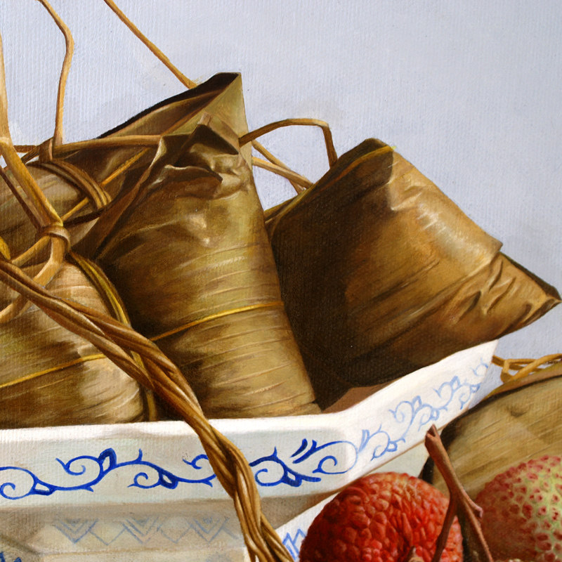 林晓东《端午节》广东美协会员 静物油画