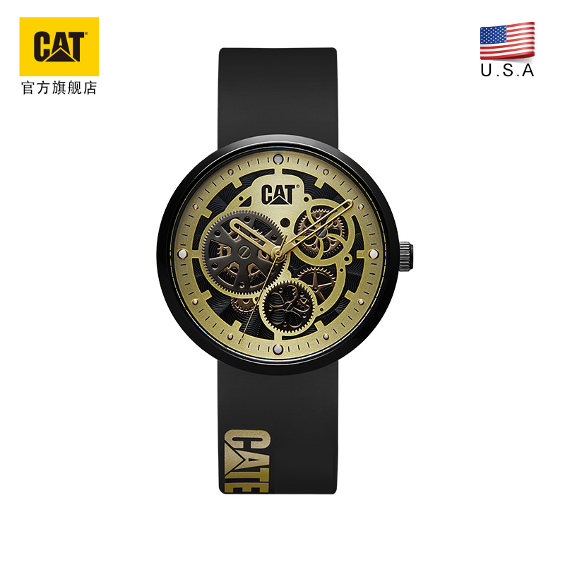 CAT卡特手表时尚潮流个性镂空机械设计男女款腕表f52