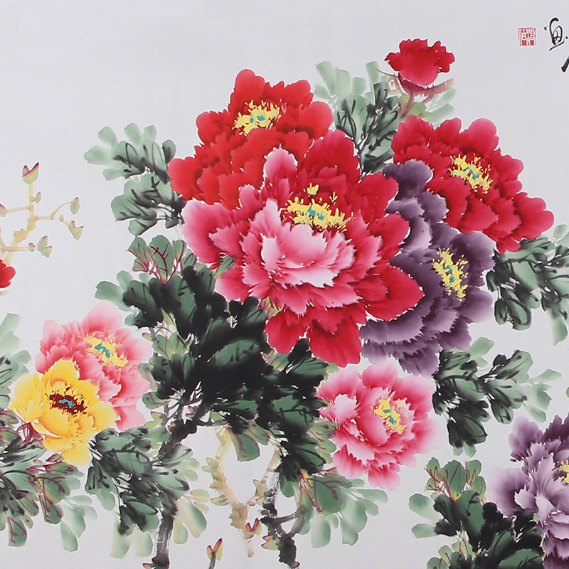 张浪伯《花开富贵》专业牡丹画家