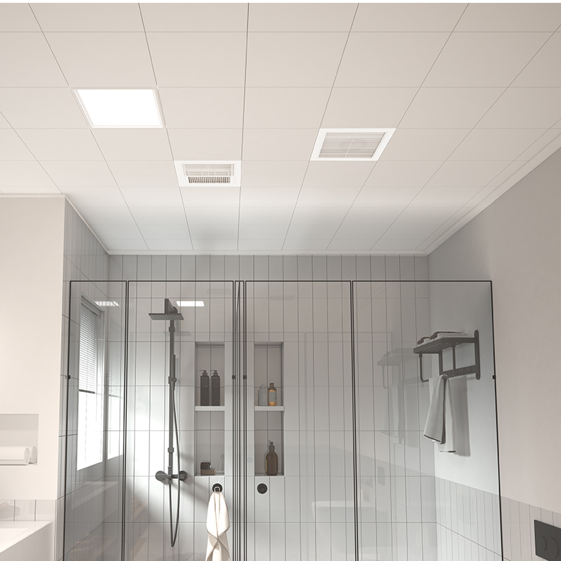 奥普集成吊顶铝扣板厨房卫生间天花板吊顶包安装纯粹系列分体4m²