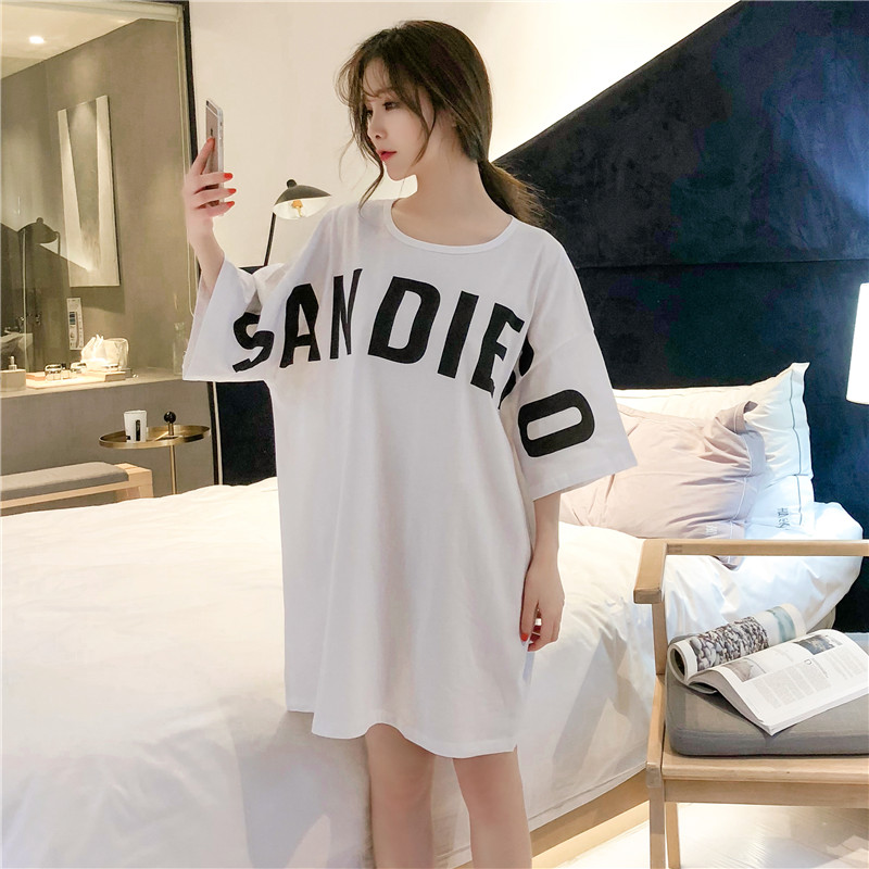 Nightdress Cotton Sweet lovely pajamas pure cotton Short sleeved The dress Easy Korean Edition Ice Silk fresh studentin the Lingerie/Men's underwear/Tracksuit , Lingerie category - from Buy2taobao.com to provide professional Taobao agent buy service