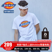 Dickies19新款夏装 男士前后大Logo印花圆领短袖T恤潮 DK006099