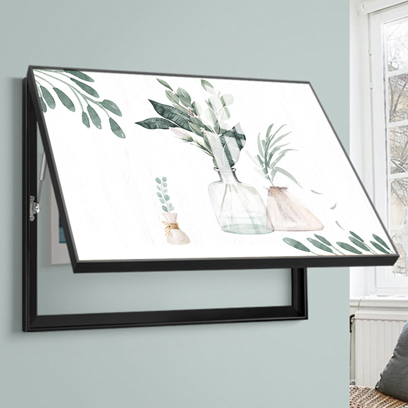 盈浩配电箱画推拉电表箱装饰画现代轻奢客厅玄关电闸盒装饰壁画