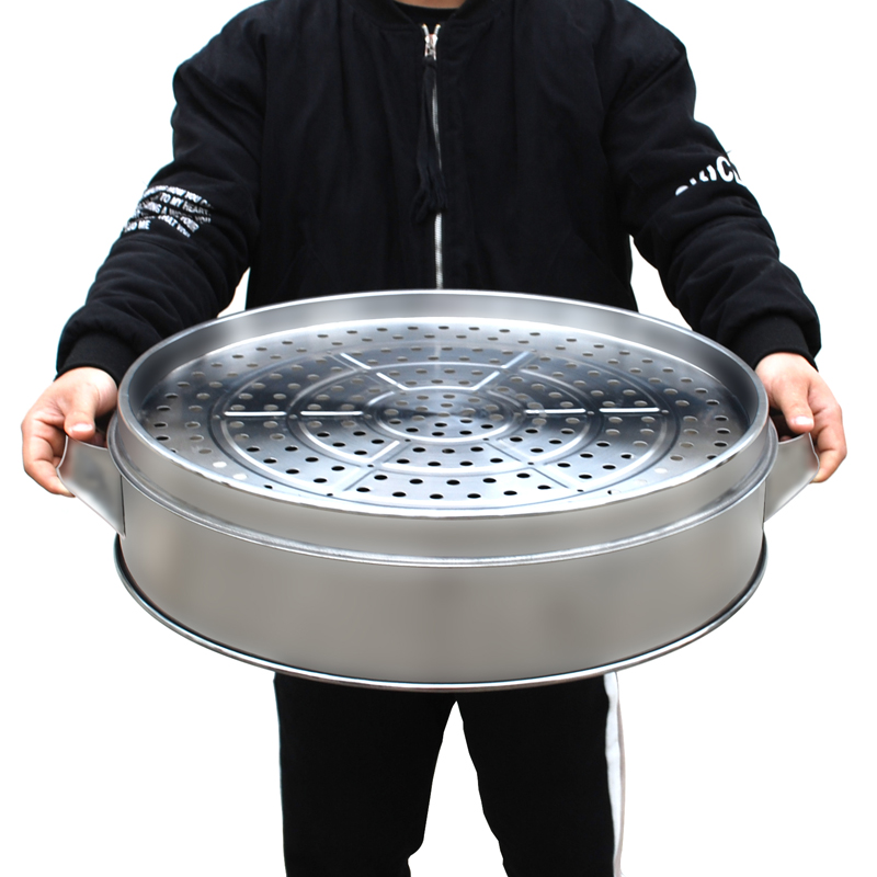 包子笼子蒸笼商用大的不锈钢蒸笼特大号大蒸笼粉蒸肉蒸笼家用50cm