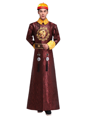 清朝阿哥服装古代宫廷太子演出服亲王服装贝勒爷王爷服饰定制