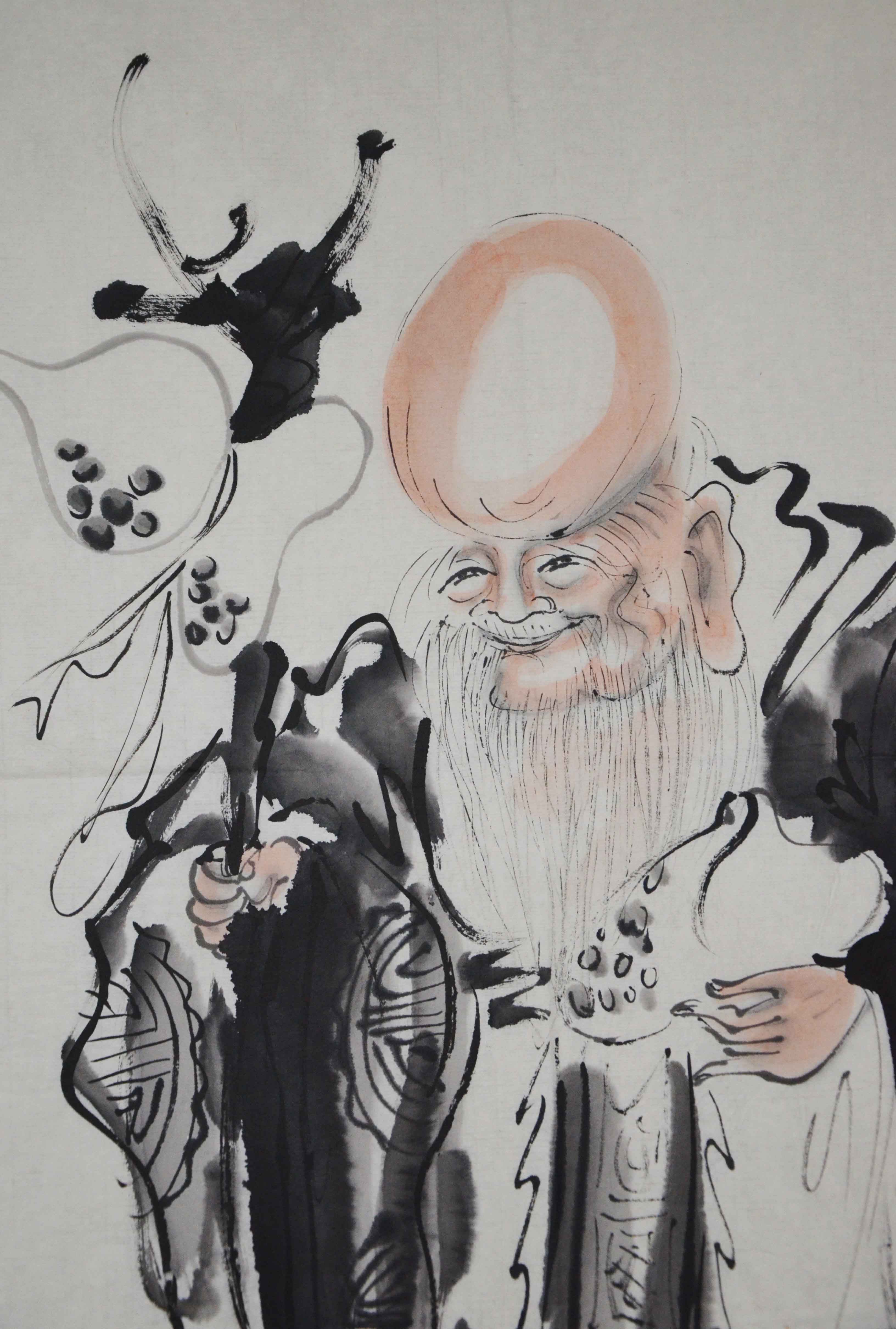 杜白洋《增寿图》