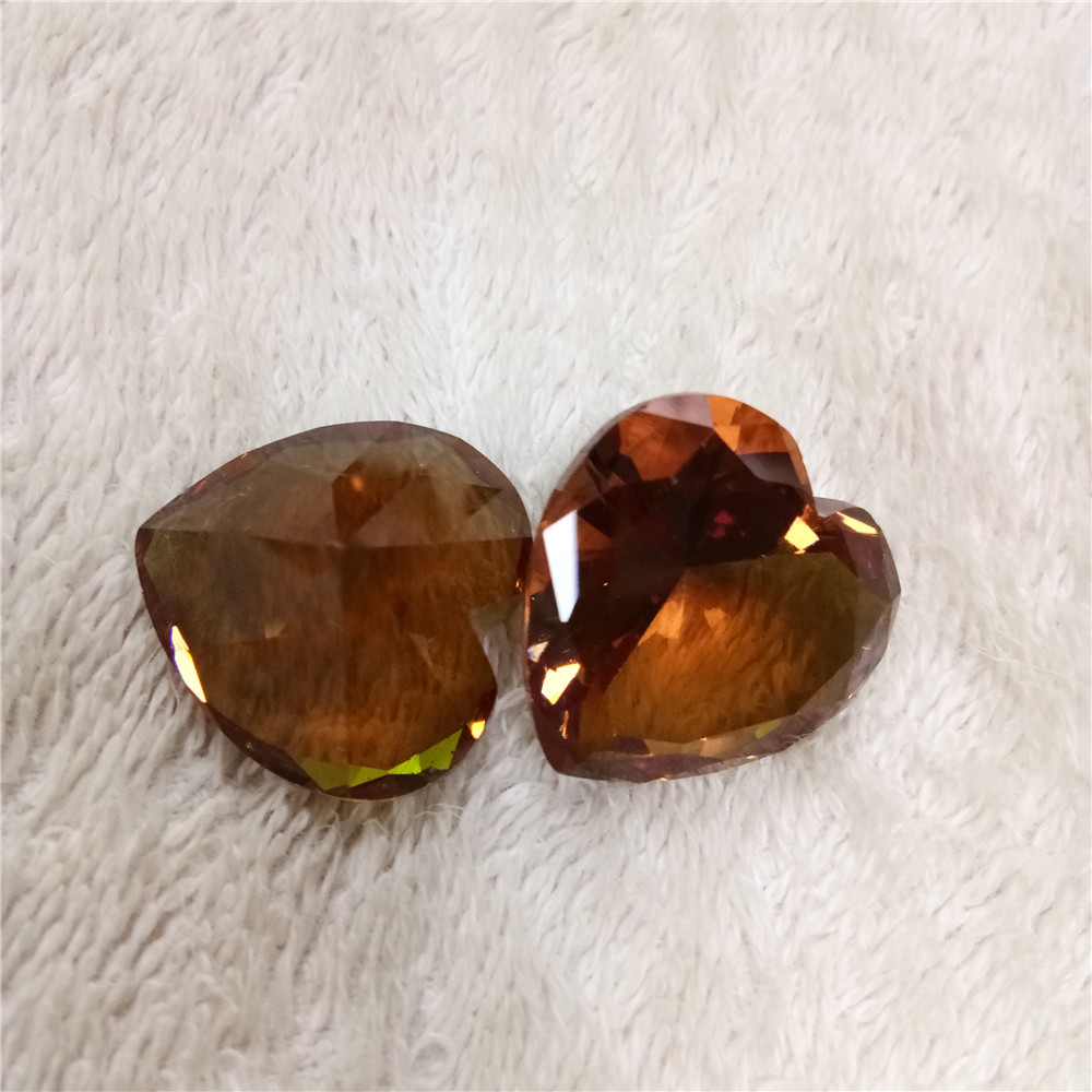 土耳其石水铝石 变色石 苏丹石 裸石 心形22x22mm 各种规格可订做