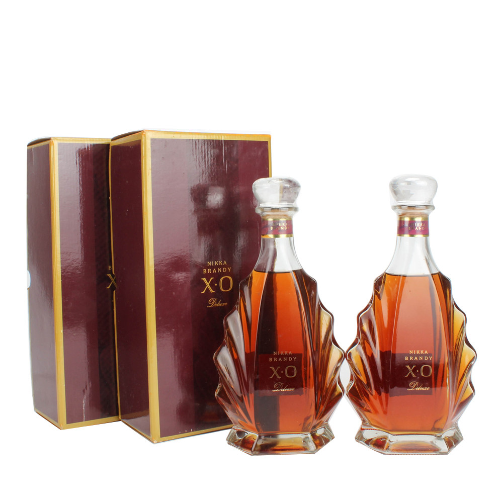 85.90年代nikka xo白兰地40度660ml老洋酒收藏*2