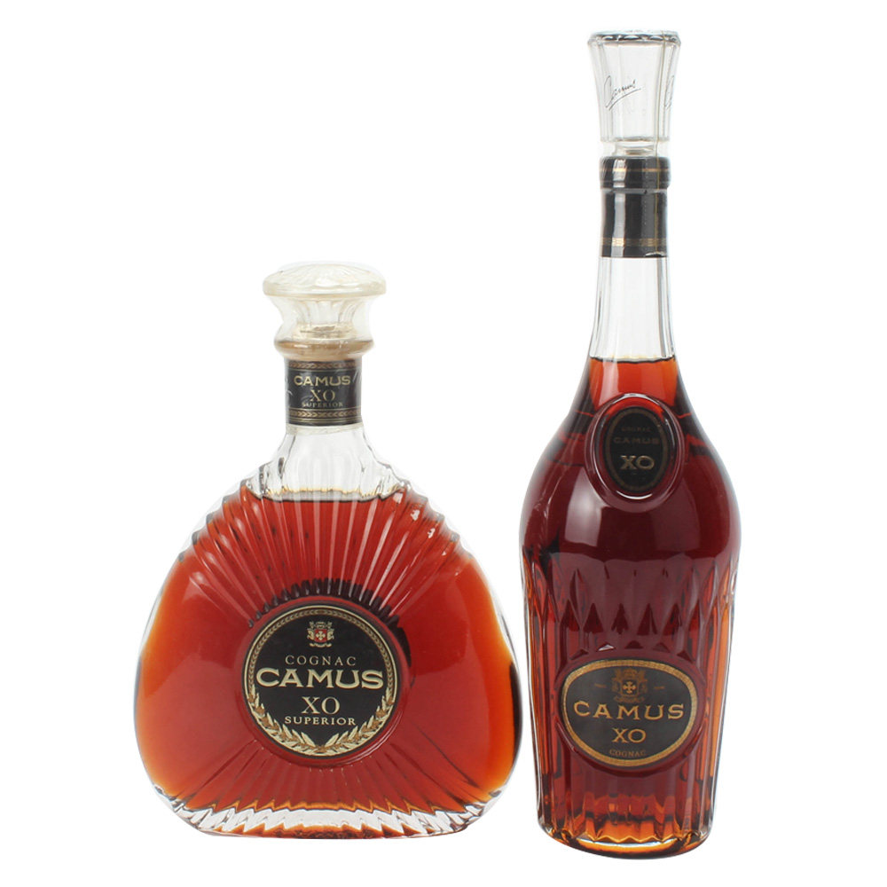 61.90年代卡慕xo 40度700ml*2瓶老洋酒收藏