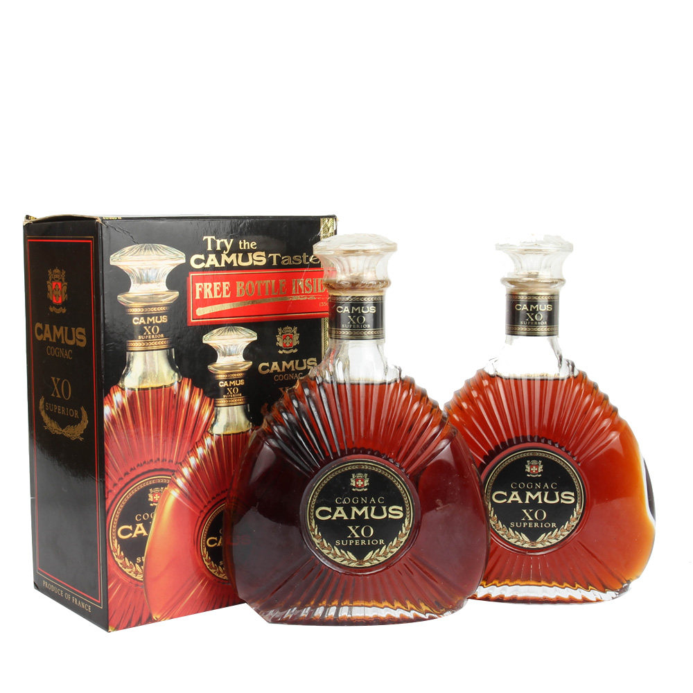 【诚如意28】90年代卡慕扁瓶xo 40度700ml*2瓶老洋酒收藏 拍卖