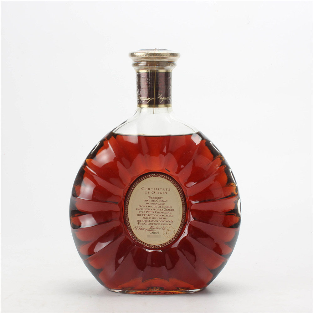 28.80年代3斤大花人头马xo白兰地酒40度1500ml老洋酒收藏