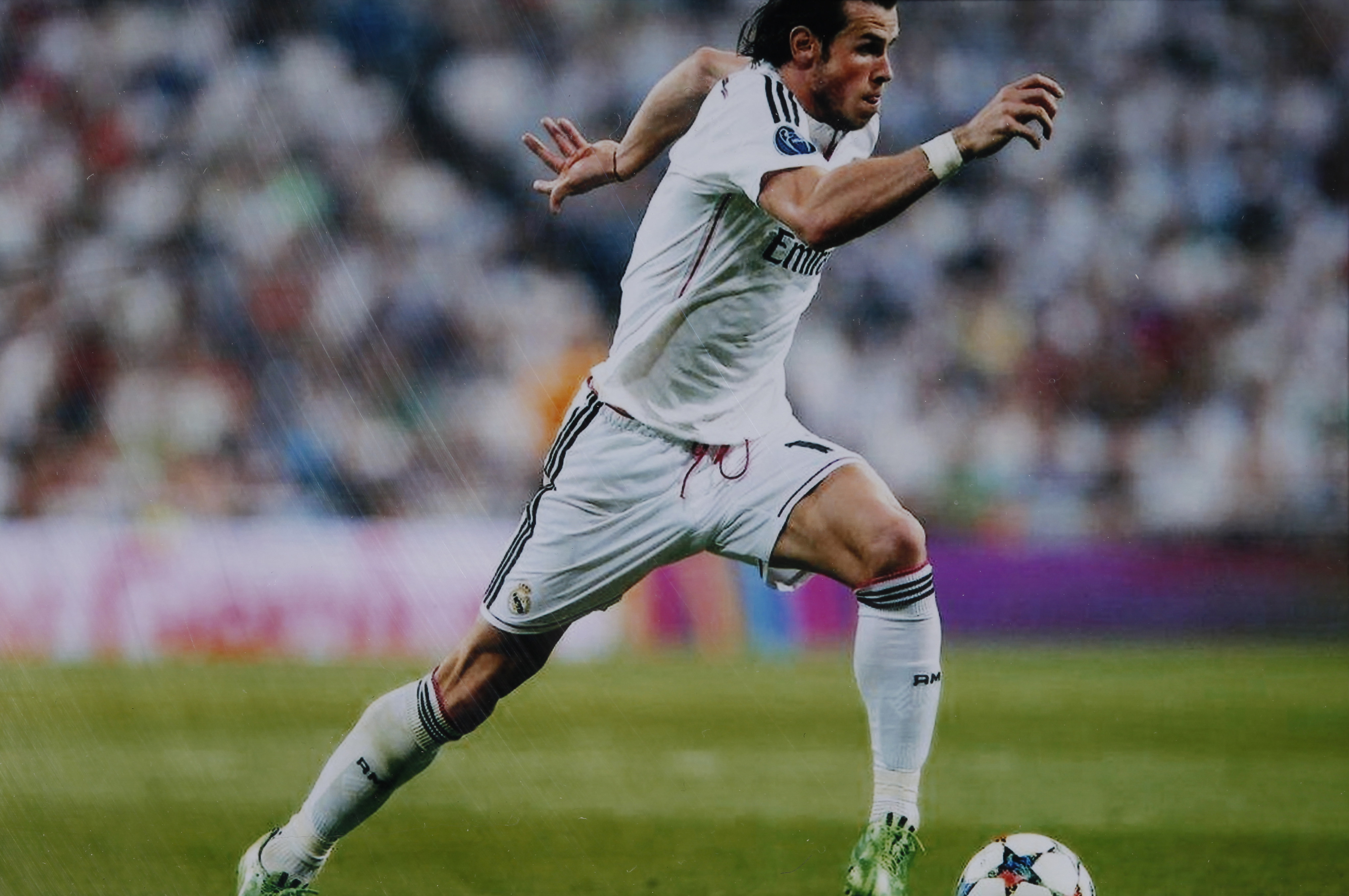 【权威提供】贝尔 亲笔签名14-15赛季皇家马德里主场球衣