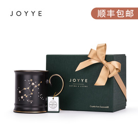 JOYYE星辰幻境马克杯男女星座杯情侣水杯陶瓷骨瓷咖啡杯ins杯子