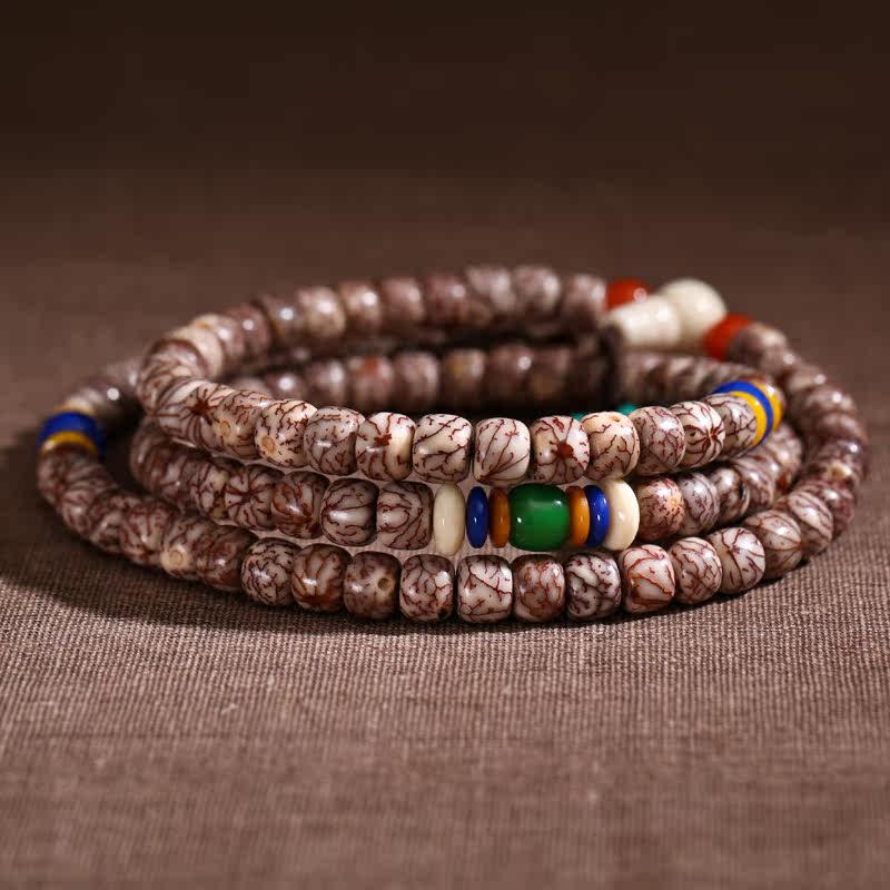 54.15g 大银线菩提佛珠 息灾增益 佛法加持20