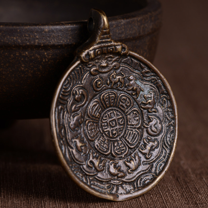 34g 莲花九宫八卦牌 辟邪趋吉 佛法加持21