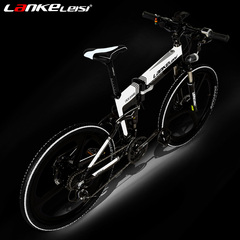 限量发售锂电动自行车26寸电动折叠山地自行车成人助力电动自行车