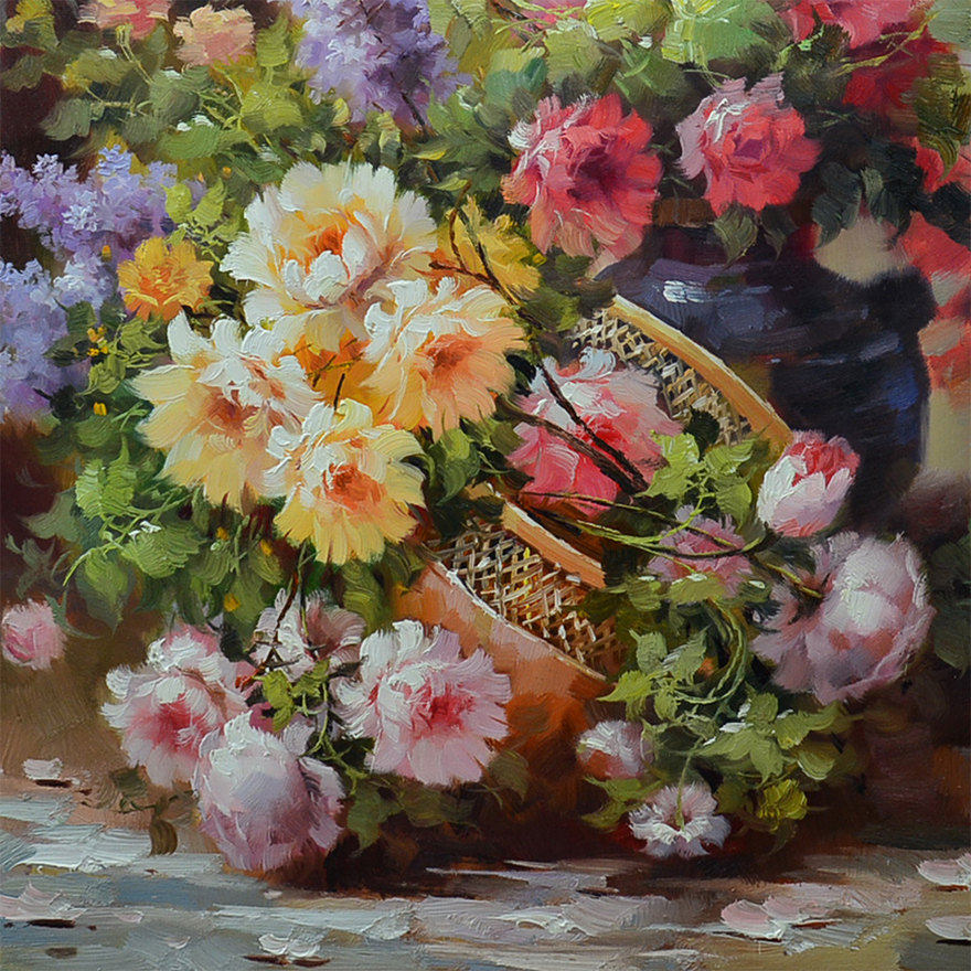 罗国玉110x130《醉春风》16 知名油画家【恒福艺术】