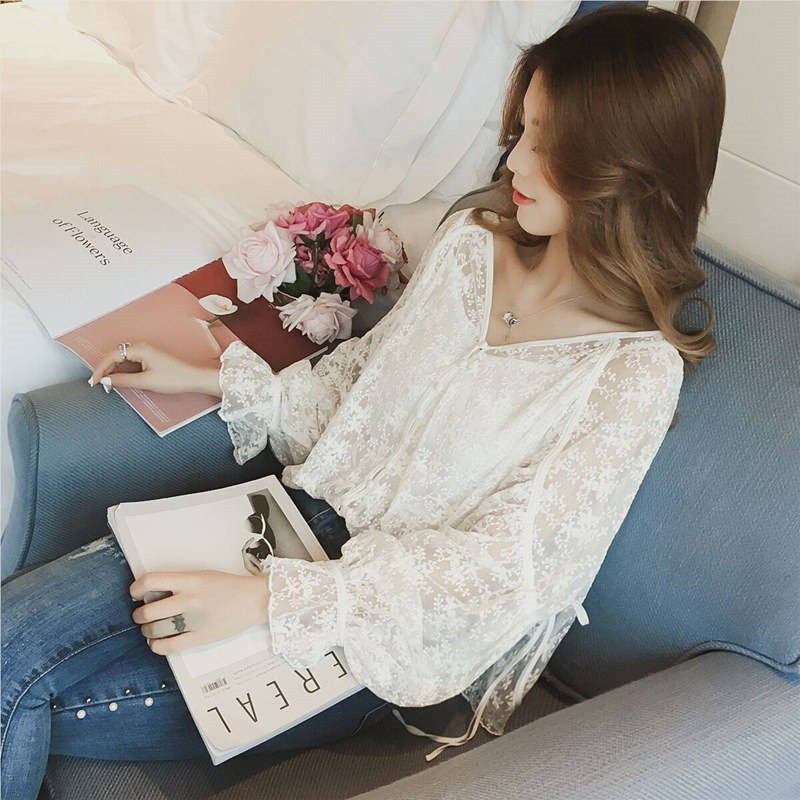 白色纱上衣超仙