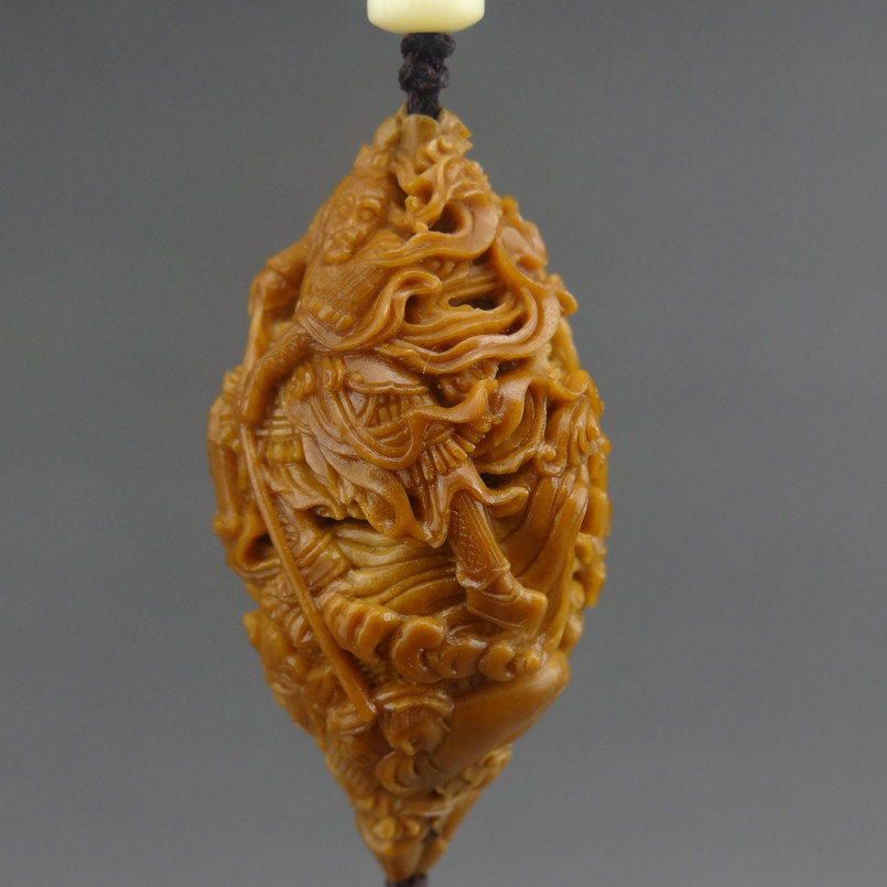 无落款-------苏工核雕大师周义清《大闹天宫》