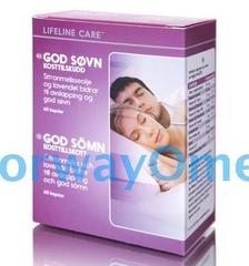 包邮挪威代购 lifeline care B族 VB维生素 薰衣草 睡眠改善 安睡