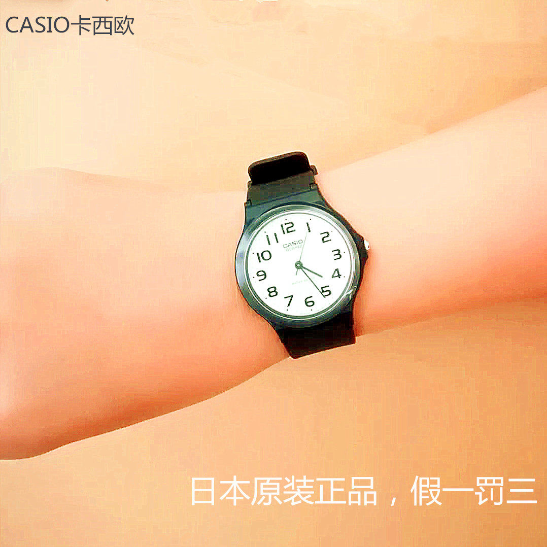 石英表 日本_日本热销 casio卡西欧网红石英小黑表宋慧乔同款男女简约