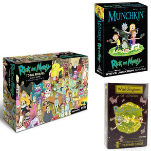 Rick and Morty 全英文瑞克和莫迪桌游朋友聚会游戏卡牌 Munchkin